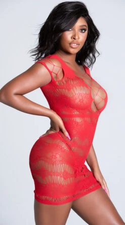 Darling I'm Home Chemise -Lingerie Shop YT 818JT223 RED 4 PS01182021 2