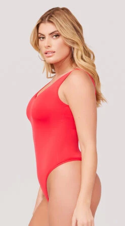 Basic Tank Top Bodysuit 23 Basic Tank Top Bodysuit -Lingerie Shop YT BS1013 V NECK BASIC TANK TOP BODYSUIT 1616 WEBSIZE