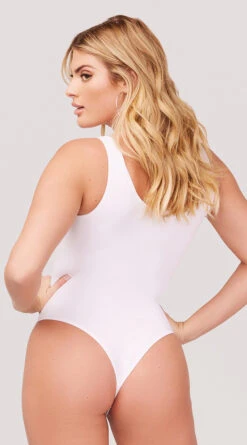 Basic Tank Top Bodysuit 34 Basic Tank Top Bodysuit -Lingerie Shop YT BS1013 V NECK BASIC TANK TOP BODYSUIT 1647 WEBSIZE